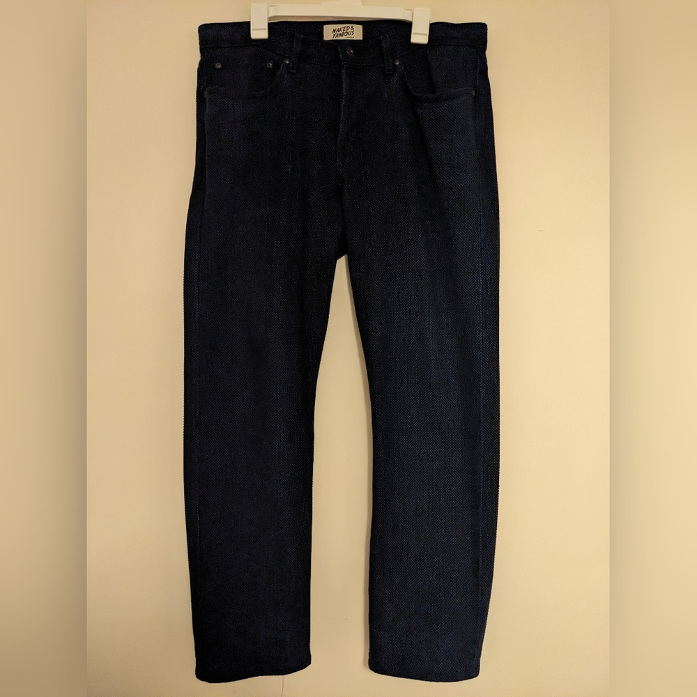 Naked and Famous Kikko Denim Weird Guy 36x30